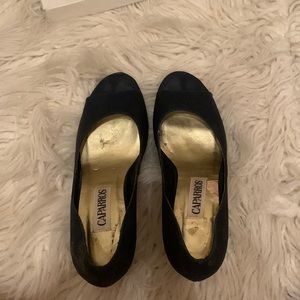 Caparros Interlude Navy Pumps